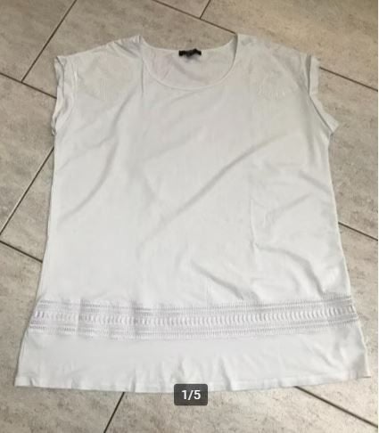 Yesta top mt. 44 ( zie afmetingen), Kleding | Dames, Wit, Maat 42/44 (L), Yesta, Ophalen of Verzenden