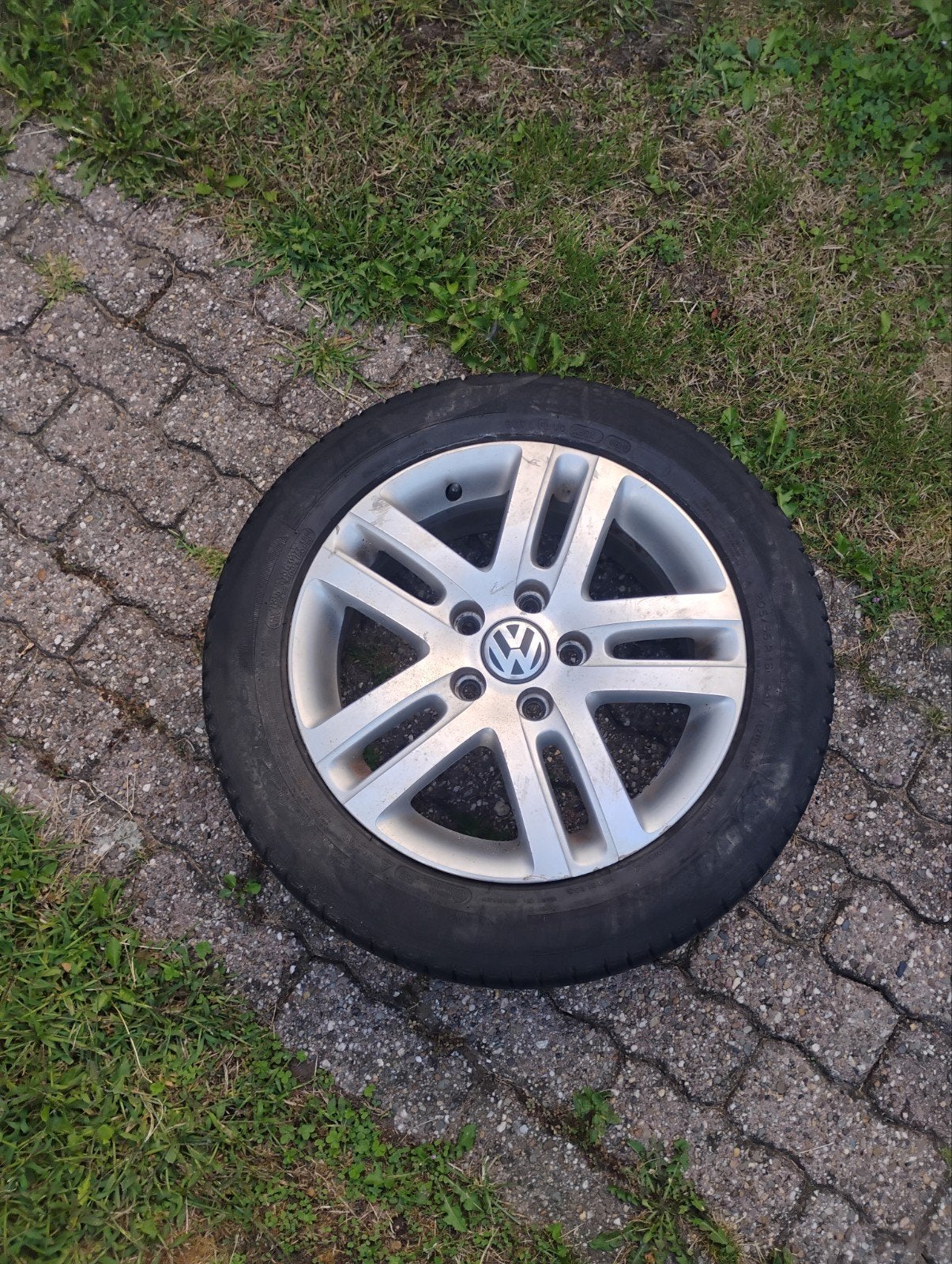 4X velgen met zomerbanden voor Volkswagen Golf plus, Ophalen