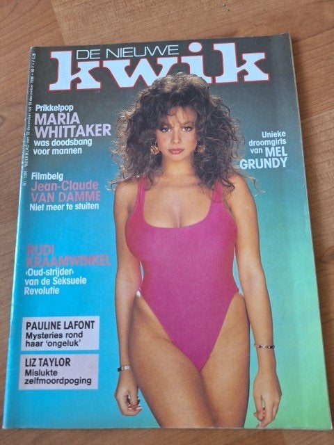 Kwik 1989 Maria Whittaker Miss Prinses Diana Sean Young, Verzamelen, Ophalen of Verzenden, 1980 tot heden, Buitenland, Tijdschrift