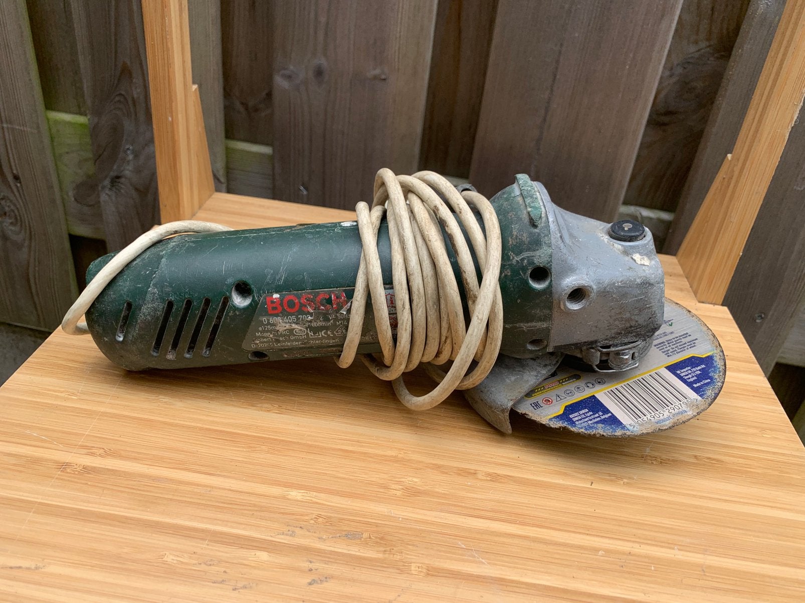 Haakse slijper/Slijptol/flex bosch, Ophalen of Verzenden, Gebruikt, Minder dan 700 watt, Haakse handslijpmachine