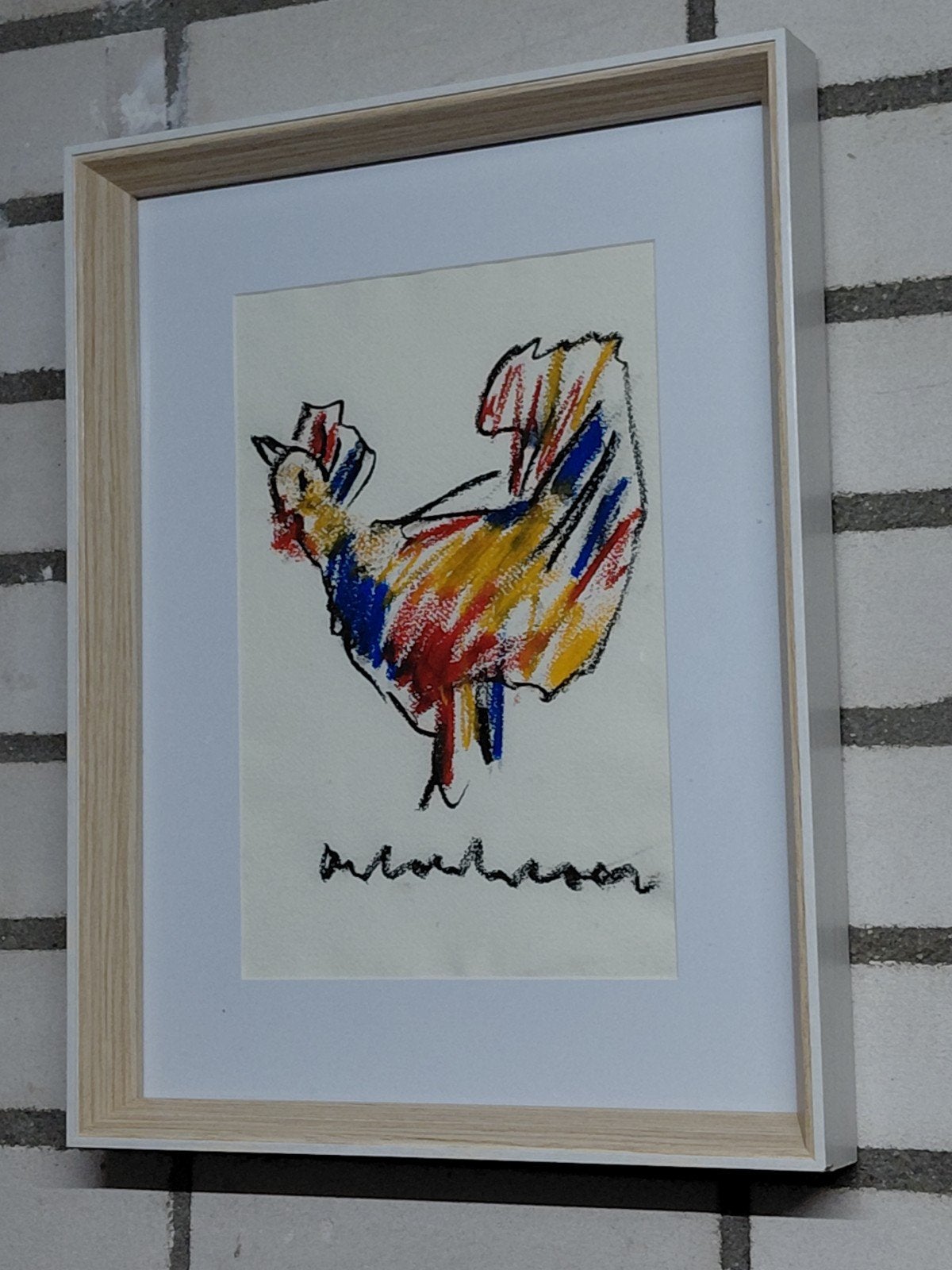 OLIEVERF WERK VAN ANTON HEYBOER
,, DE KIP ,, MOOIE UITVOERIN, Ophalen of Verzenden
