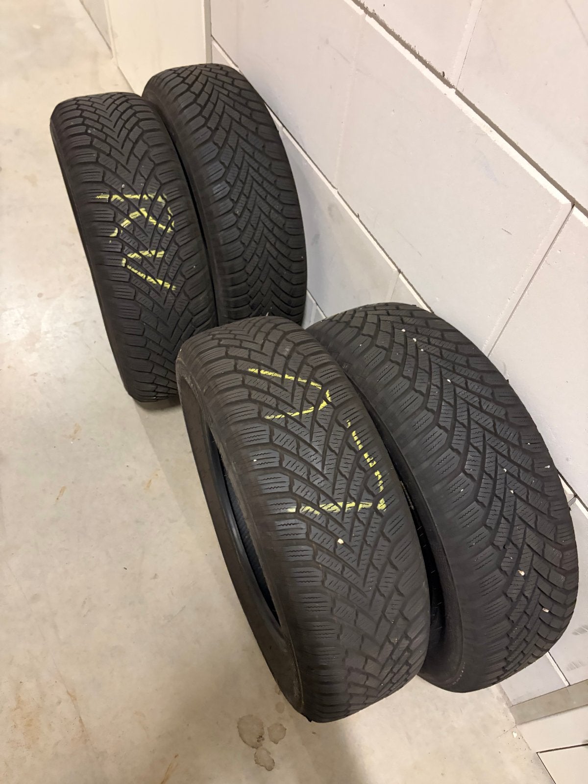 Continental WinterContact TS 860 195/65 R15 winterbanden, Ophalen of Verzenden, Gebruikt