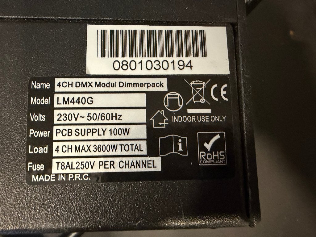 Foto 6 van JB systems LM 440 lichtmodulator 2 stuks