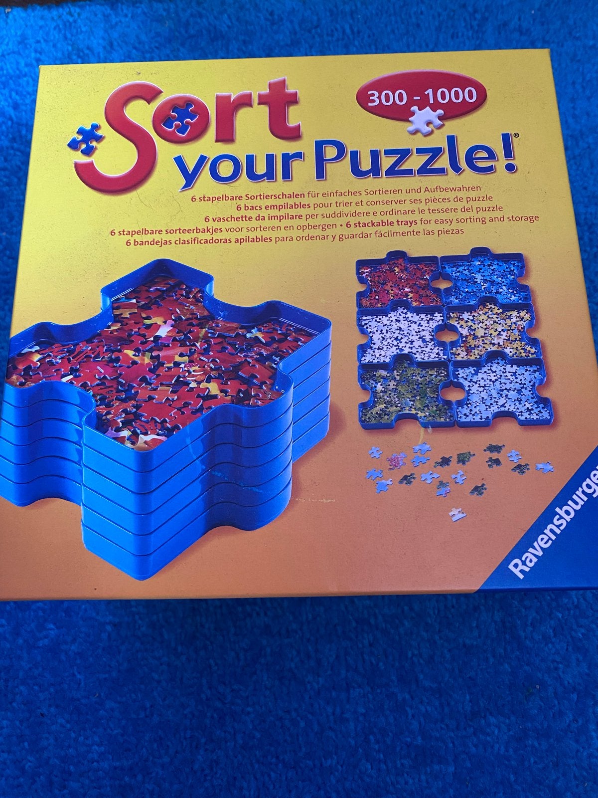 Ravensburger Sort Your Puzzle! Puzzelsorteerbakjes, Ophalen of Verzenden, 500 t/m 1500 stukjes, Zo goed als nieuw, Overige typen