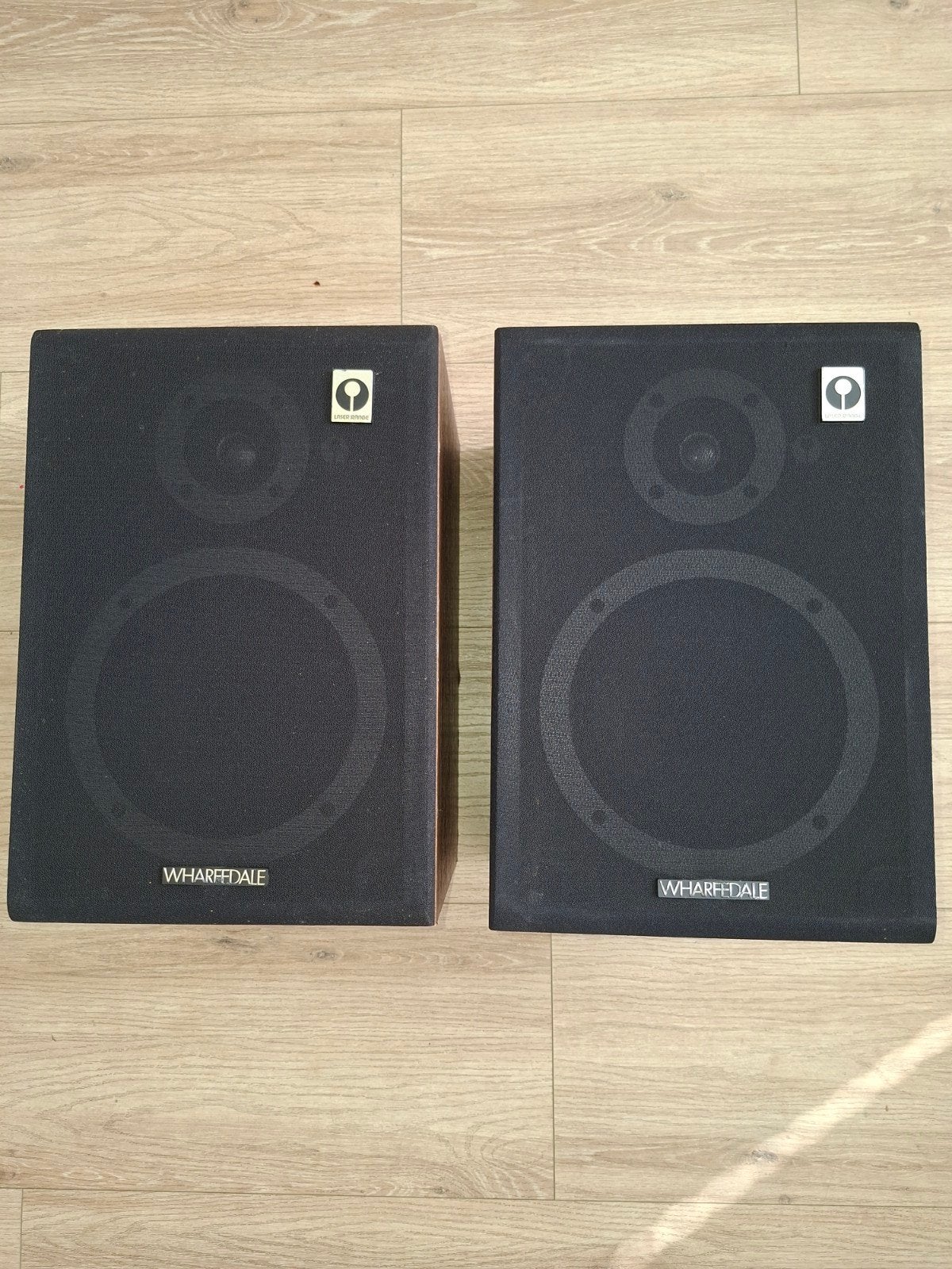 Wharfedale Laser 40 vintage Boekenplank Luidsprekers, Ophalen, Gebruikt, Wharfedale, 60 tot 120 watt