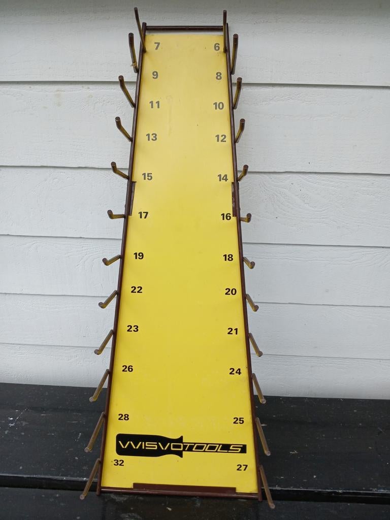 Vintage gereedschaprek vh merk Vvisvotools., Ophalen of Verzenden