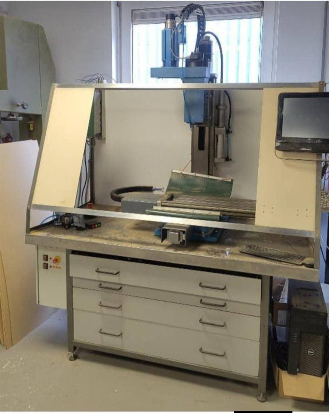 Zelfbouw CNC Freesbank met SK30 en automatische toolwissel, Ophalen