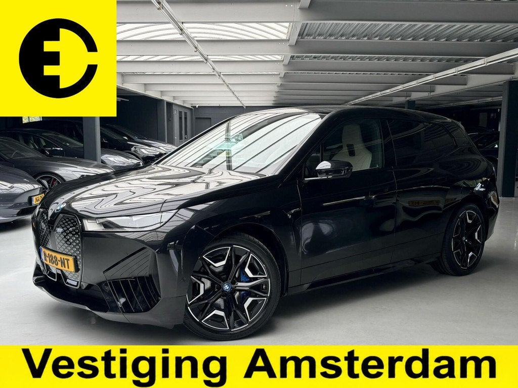 BMW iX xDrive40 High Executive 77 kWh | 98,4% SoH | HUD | 36, Auto's, BMW, Automaat, 34 min, Gebruikt, Zwart