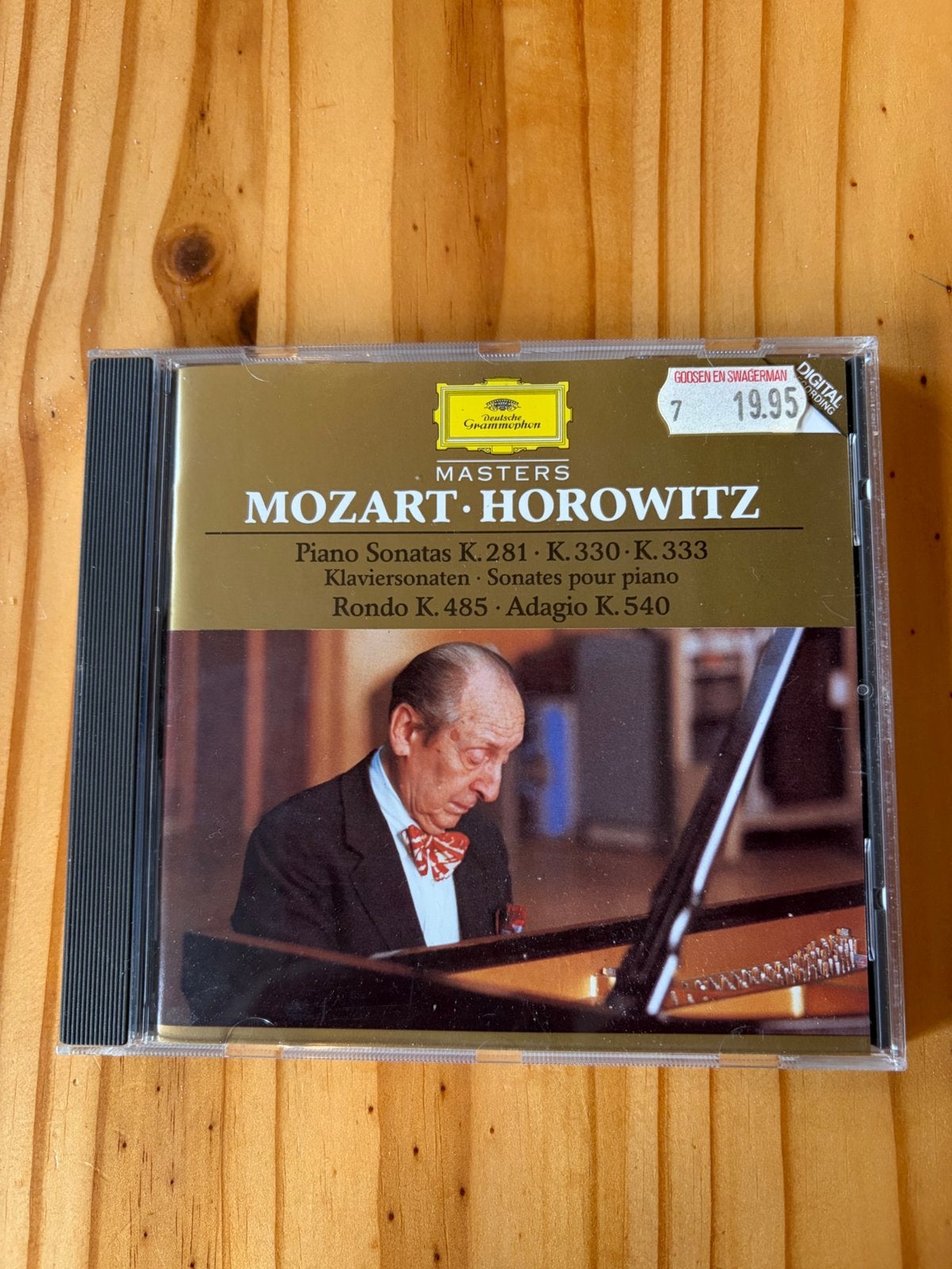 CD Mozart Horrowitz sonates, Cd's en Dvd's, Mozart, Overige typen, Ophalen of Verzenden, Zo goed als nieuw