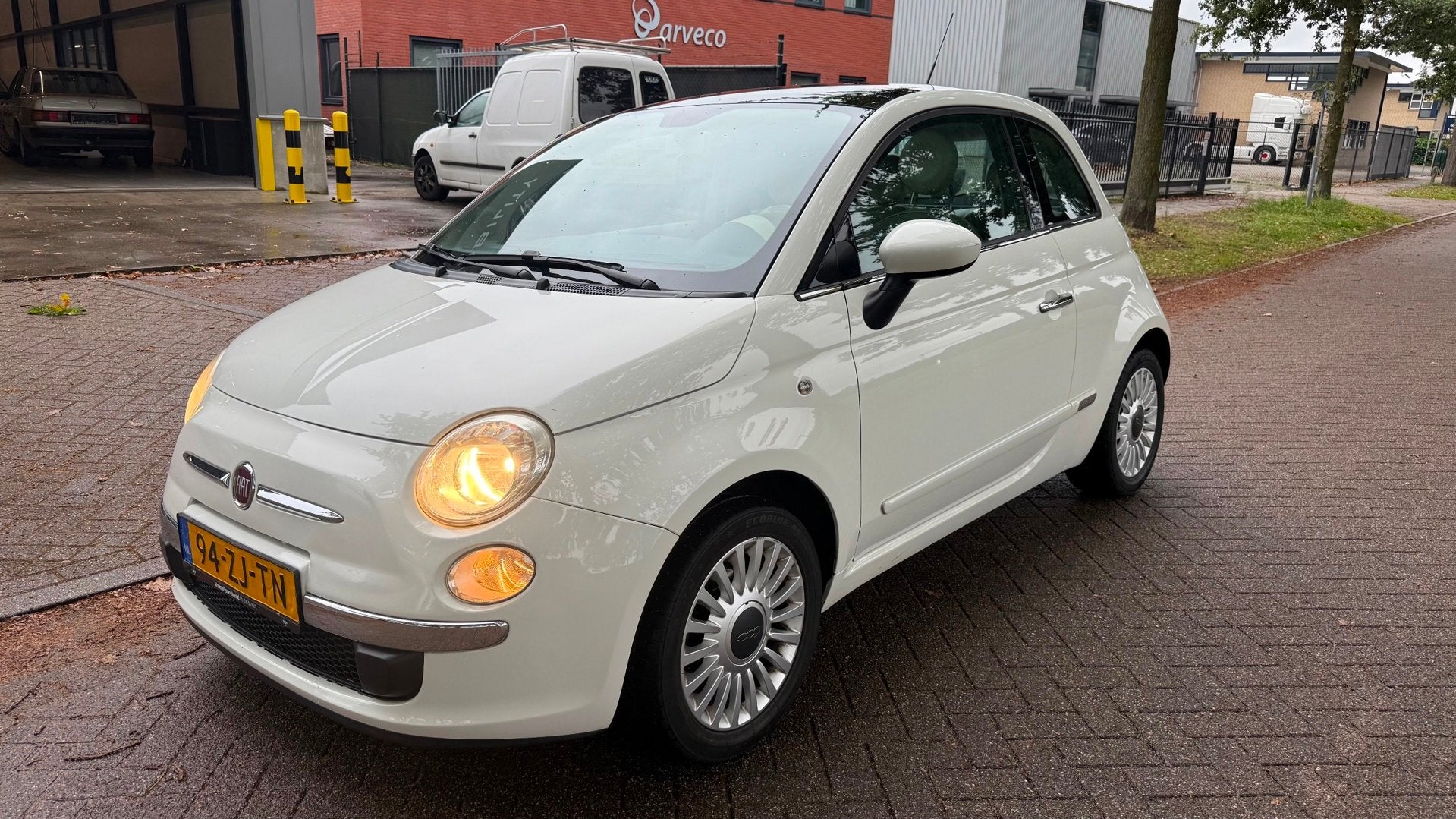 Fiat 500 1.2 Lounge 2008 Panoramadak, Auto's, Voorwielaandrijving, Gebruikt, 1242 cc, 4 cilinders