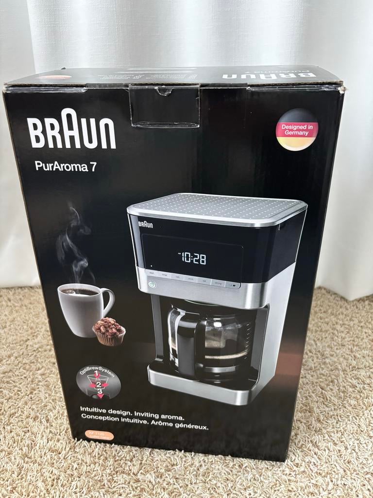 Braun PurAroma 7 Koffiezetapparaat - Zo goed als nieuw, Ophalen of Verzenden, Zo goed als nieuw, Koffiemachine, Gemalen koffie