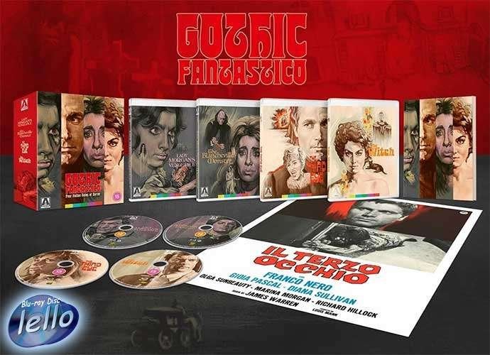 Blu-ray: Gothic Fantastico: Four Italian Tales of Terror UK, Ophalen of Verzenden, Nieuw in verpakking, Horror