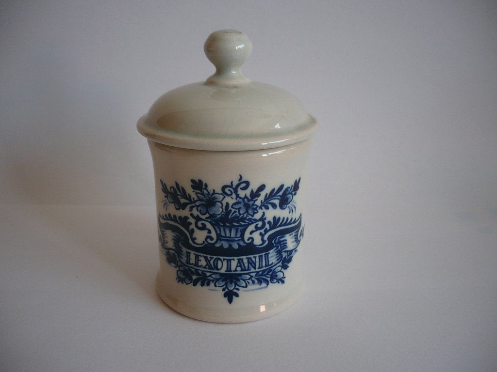 073b-Mooi apotheek potje, Lexotanil, Zenith Gouda., Antiek en Kunst, Ophalen of Verzenden