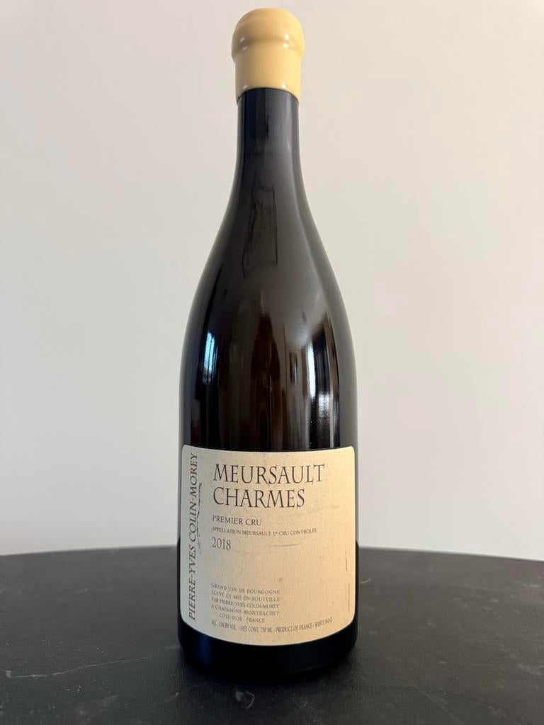 Meursault Charmes 1er Cru 2018 - Pierre-Yves Colin-Morey, Verzamelen, Wijnen, Frankrijk, Nieuw, Ophalen of Verzenden, Witte wijn