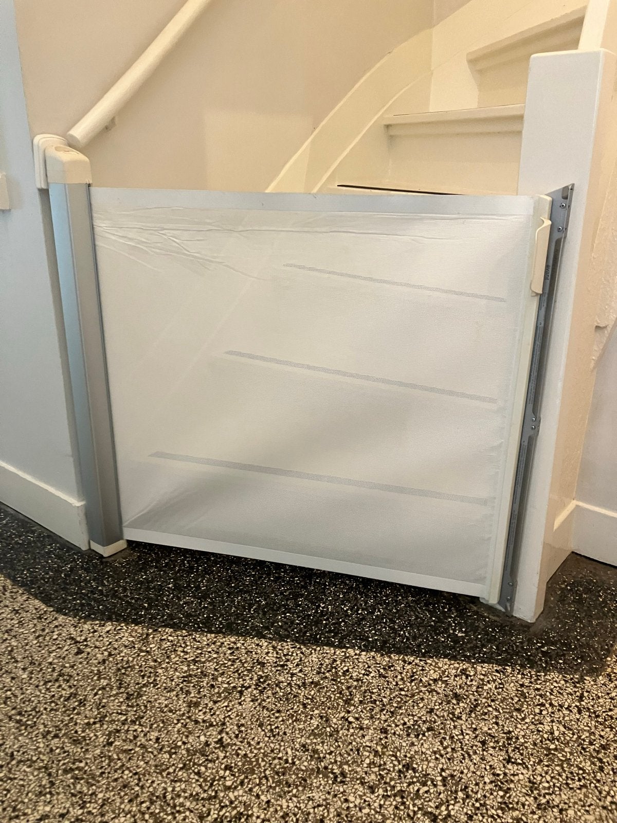 Lascal KiddyGuard Avant oprolhekje, Kinderen en Baby's, Traphekjes, Gebruikt, Oprolhekje, Ophalen of Verzenden, 115 cm of meer