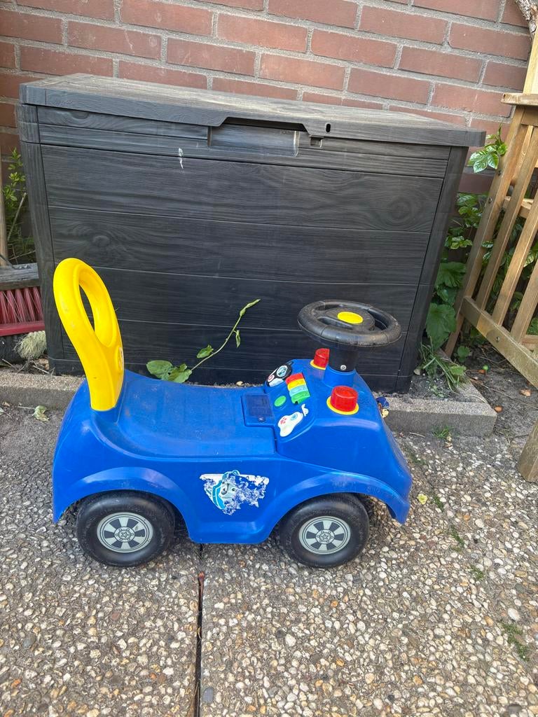 Blauwe loopauto Paw Patrol, Ophalen, Gebruikt