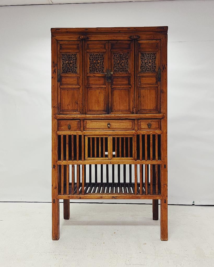 Antieke Chinese Kast, Ophalen, Gebruikt, X, 150 tot 200 cm