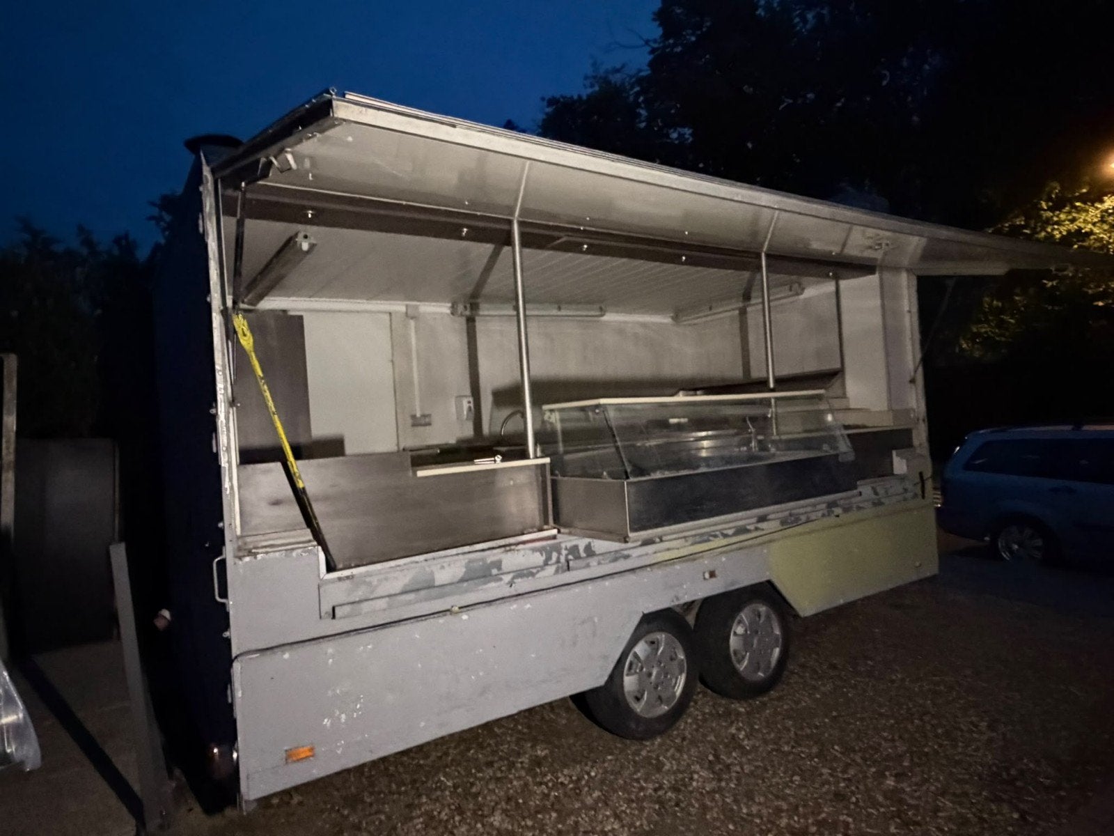 opknapper patat wagen aanhanger frituurwagen, Ophalen of Verzenden, Gebruikt