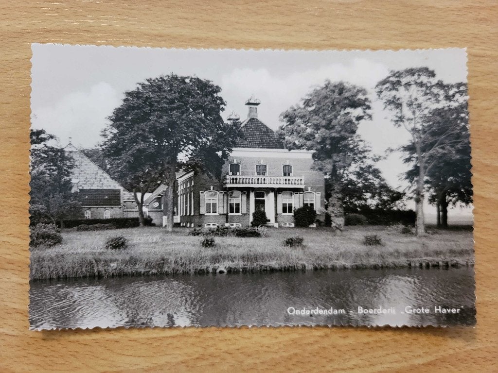 ansicht Onderdendam Bedum Grote Haver, Verzamelen, Ophalen of Verzenden, Voor 1920, Groningen