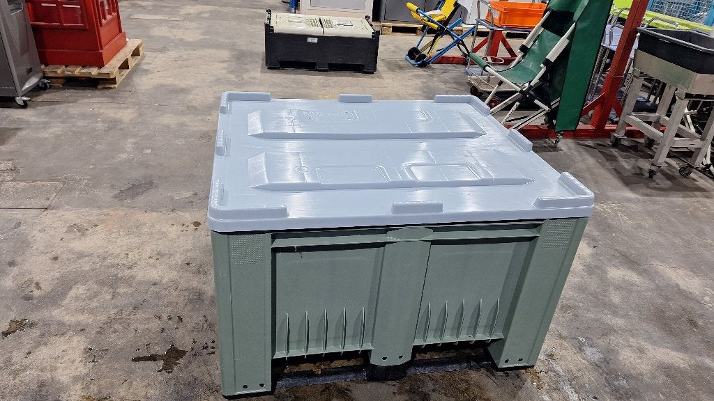 Deksel kunststof voor palletbox 120x100cm bak afdek, Ophalen, Kunststof, Nieuw, Minder dan 10 liter