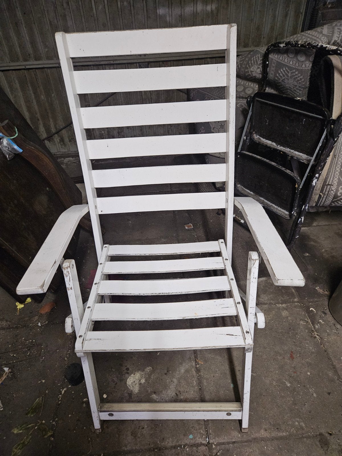vintage reguitti italy tuinstoel inklapbaar, Ophalen