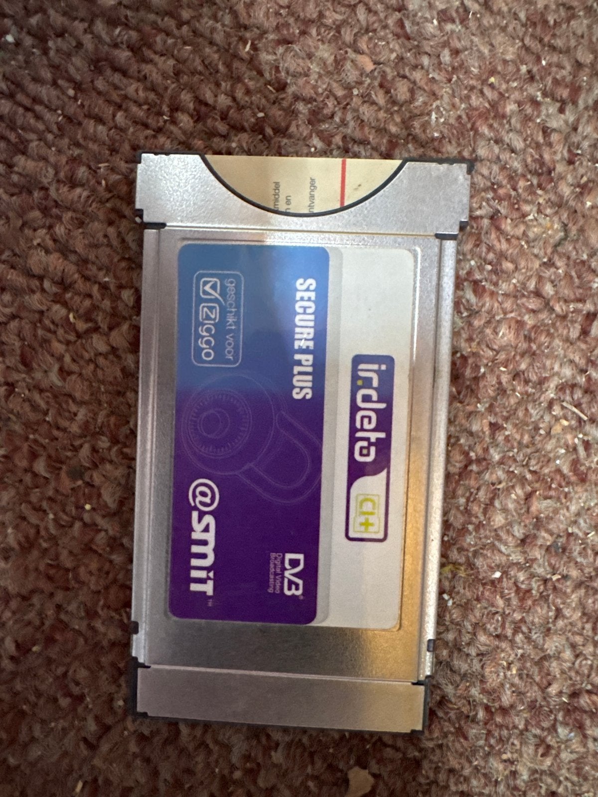 Smit Irdeto CI+ Module Ziggo Secure Plus, Ophalen of Verzenden, Gebruikt, Decoder
