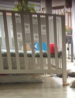 Baby box, Ophalen, Gebruikt, Rechthoekig, In hoogte verstelbaar