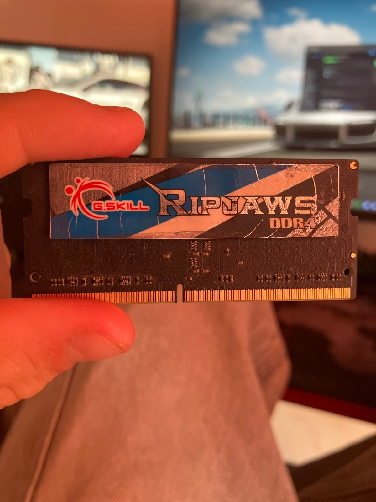 G.SKILL Ripjaws DDR4 RAM 1x16 gb 3200MHz, Gebruikt, Verzenden, DDR4, 3200MHz