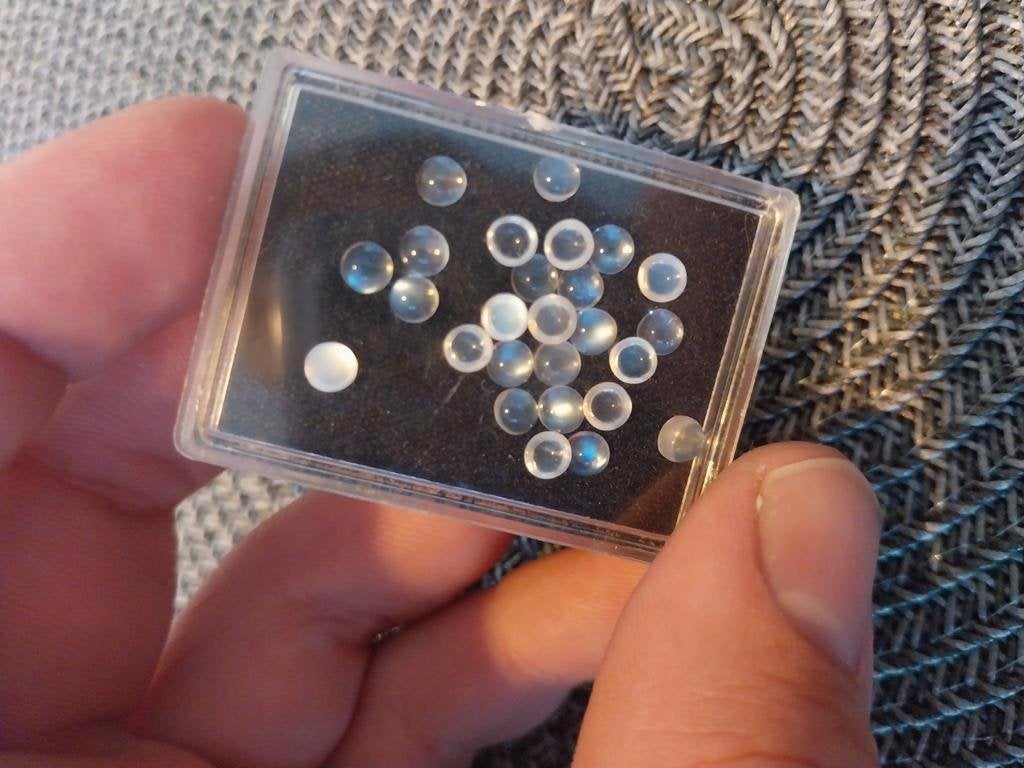 AAA ronde mini maansteen, Sieraden, Tassen en Uiterlijk, Edelstenen, Ophalen of Verzenden