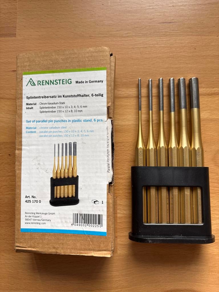 Rennsteig drijverset, 6-delig, Chroom-Vanadium-Staal, Ophalen of Verzenden, Nieuw