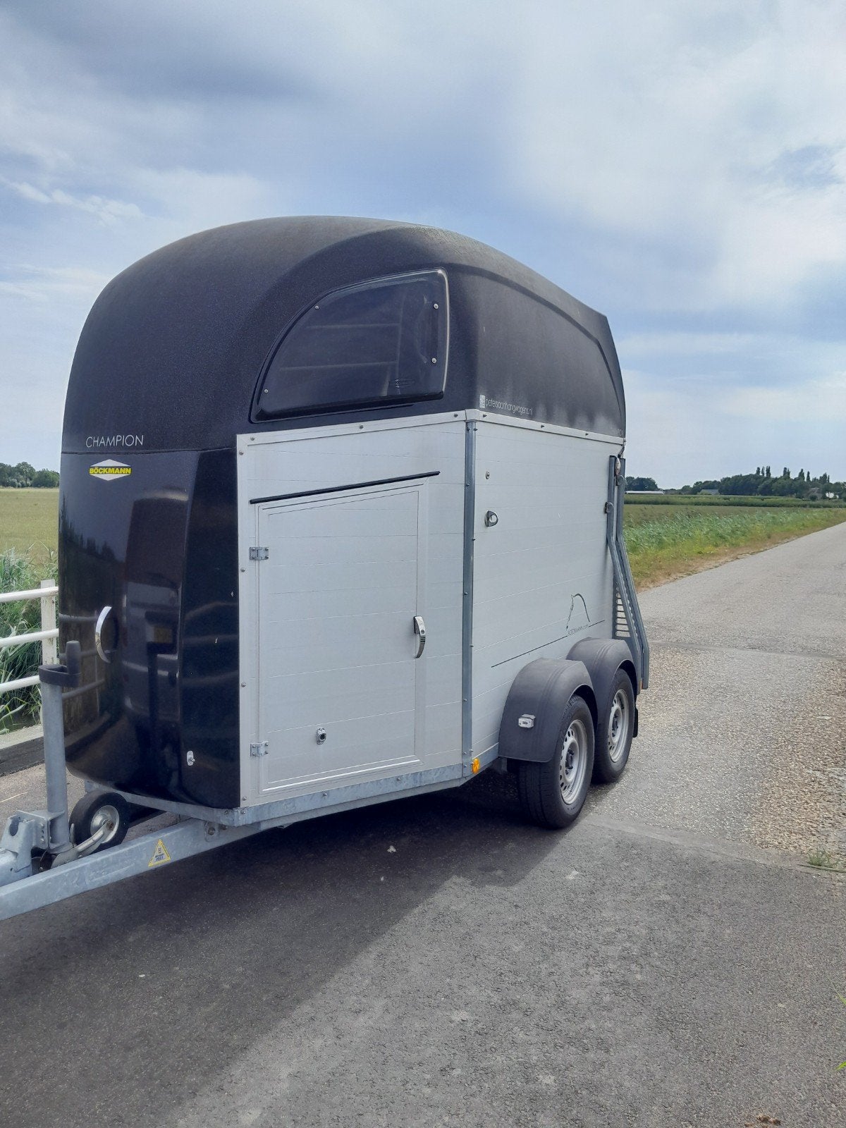 Bockmann R 2 paardstrailer, Dieren en Toebehoren, Paarden en Pony's | Trailers en Aanhangwagens, Ophalen, Gebruikt, Aluminium