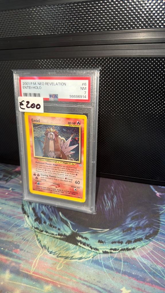 Entei holo neo psa 7, Ophalen of Verzenden, Zo goed als nieuw