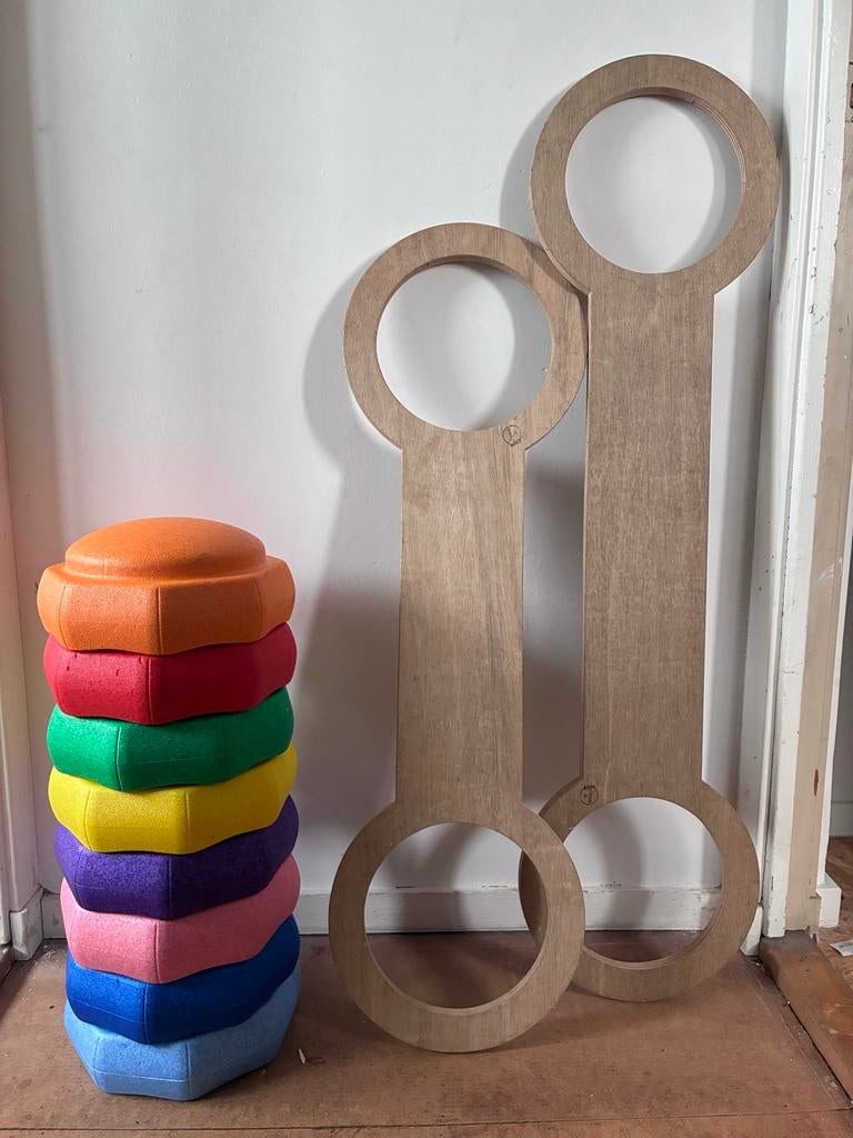 Stepping Stone Balansblokken met loopplanken, Kinderen en Baby's, Ophalen, Zo goed als nieuw
