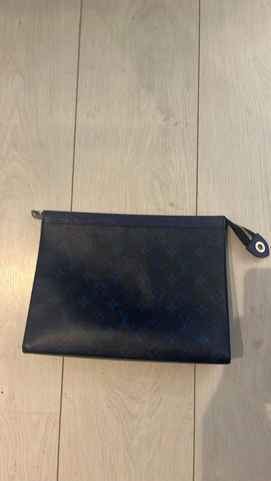 Louis Vuitton Pochette Voyage MM Monogram Eclipse, Ophalen of Verzenden, Zo goed als nieuw, Zwart