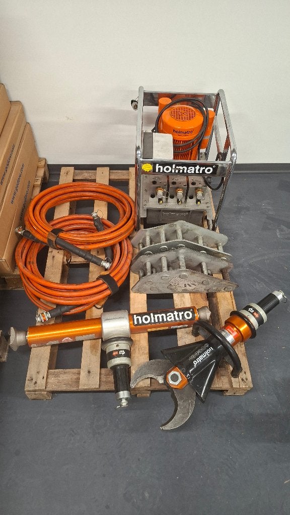 Holmatro hydraulische reddings gereedschap set, Auto diversen, Autogereedschap, Zo goed als nieuw, Ophalen