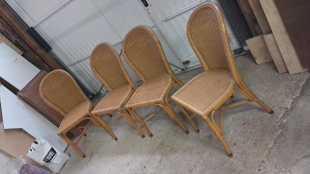 Rieten stoelen, Ophalen, Overige materialen, Gebruikt, Bruin
