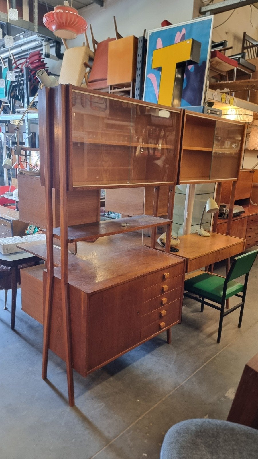 Vintage wandsysteem jaren 60 'monti 300', Gebruikt, ,, Ophalen of Verzenden, ,