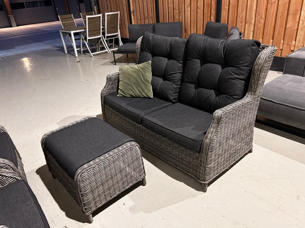 BOIS LE DUC Tuinset - Zo goed als nieuw, verstelbare stoelen, 4 zitplaatsen, Bank, ., Ophalen of Verzenden