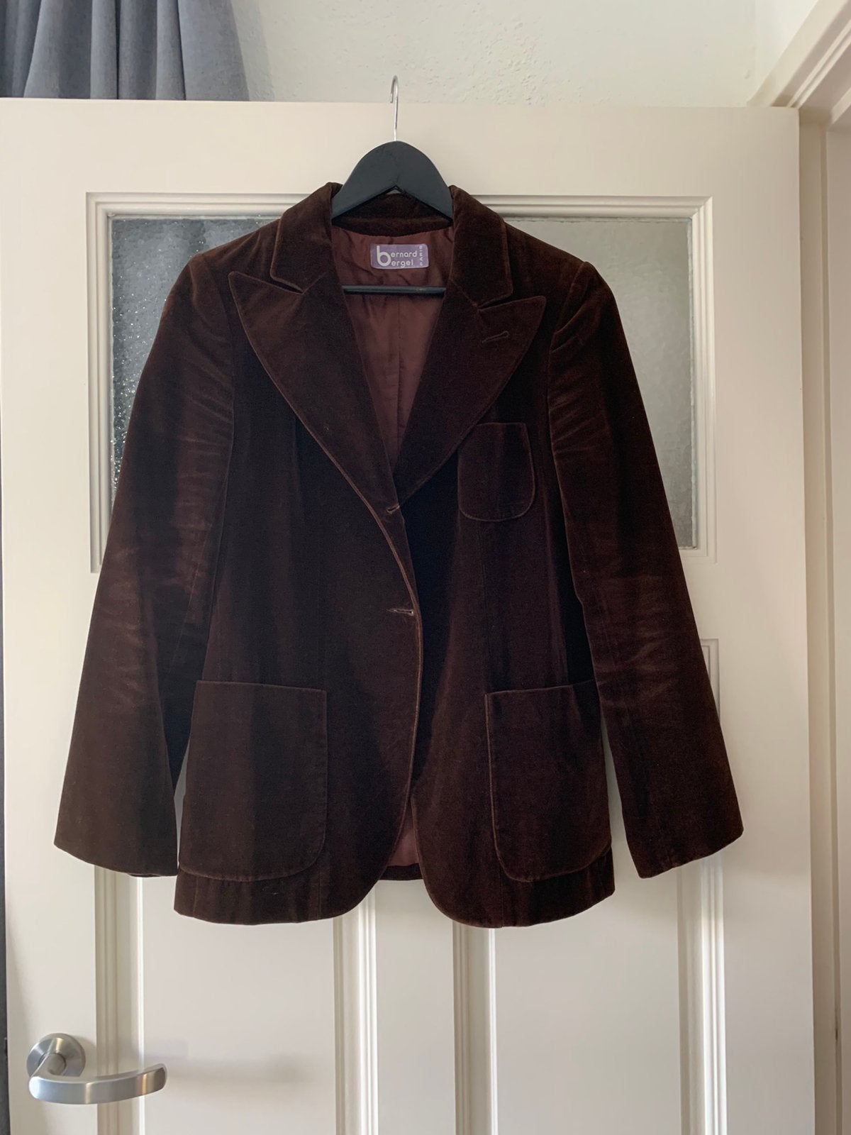 Bruine colbert jasjes maat 38 vintage, Ophalen of Verzenden, Zo goed als nieuw, Maat 38/40 (M), Bruin