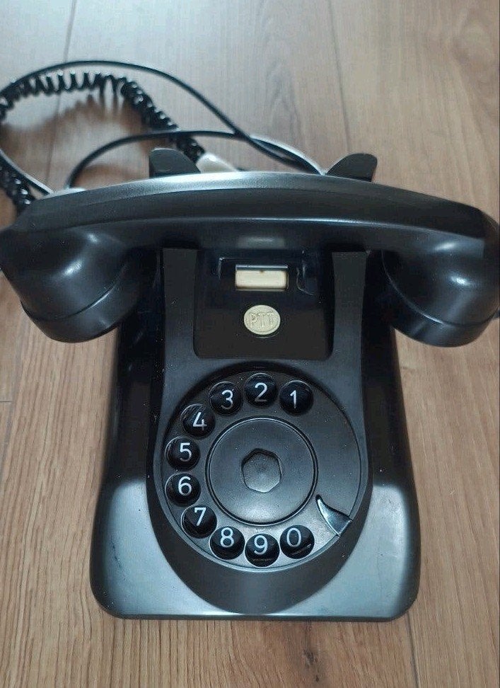 Vintage PTT Telefoon met Draaischijf, Telecommunicatie, Ophalen of Verzenden, Gebruikt, Met draaischijf