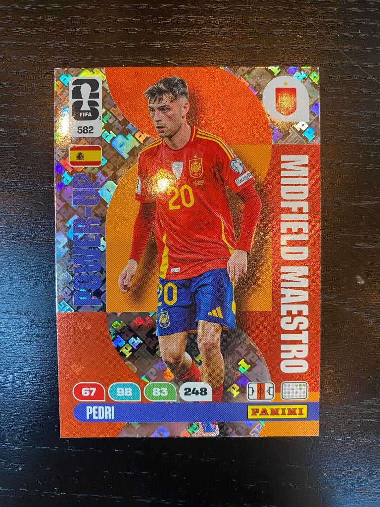Pedri WK 2026 Panini Power-Up Kaart, Ophalen of Verzenden, Nieuw, Losse kaart, Foil
