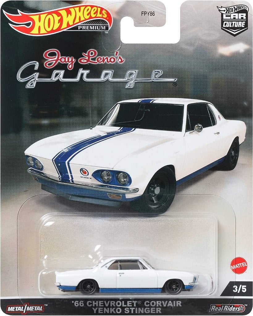 Hot Wheels Premium '66 Chevy Corvair Yenko Stinger Jay Leno, Ophalen of Verzenden, Nieuw