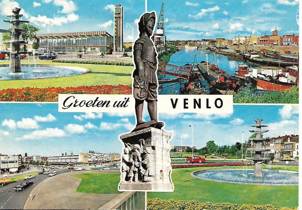 Venlo- -4-luik., Verzenden, 1960 tot 1980, Gelopen, Limburg