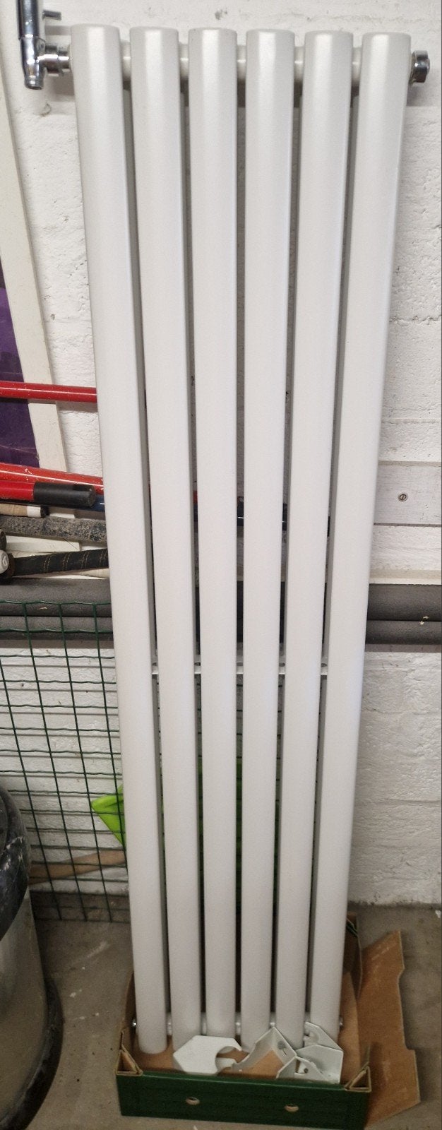Designradiator wit 150x35cm incl. ophangbeugels, Ophalen, Radiator, Minder dan 60 cm, Zo goed als nieuw