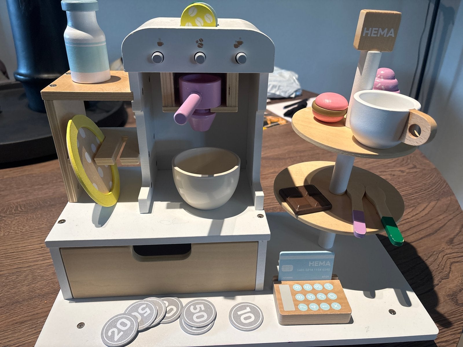 Hema Barista speelgoed set - Zo goed als nieuw, Ophalen, Zo goed als nieuw, Jongen of Meisje