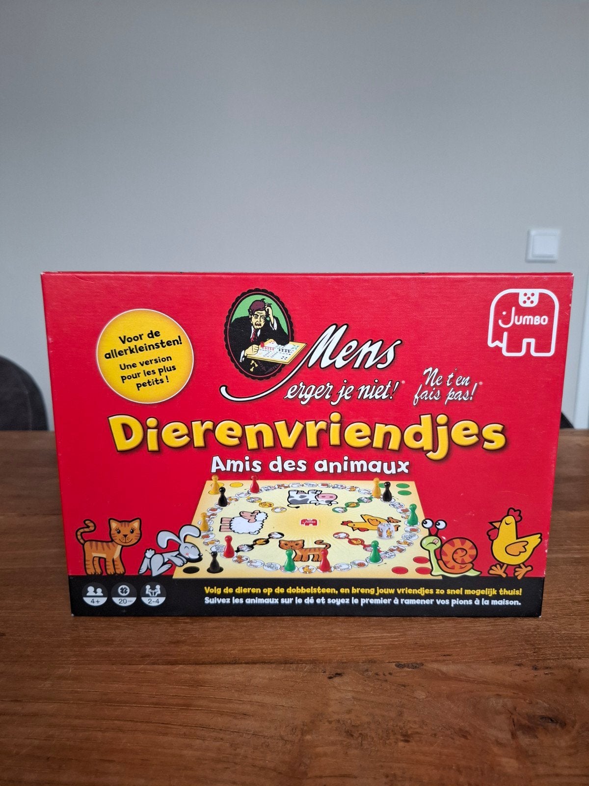Mens Erger Je Niet! Dieren Vriendjes - Jumbo, Drie of vier spelers, Ophalen of Verzenden, Zo goed als nieuw, Jumbo