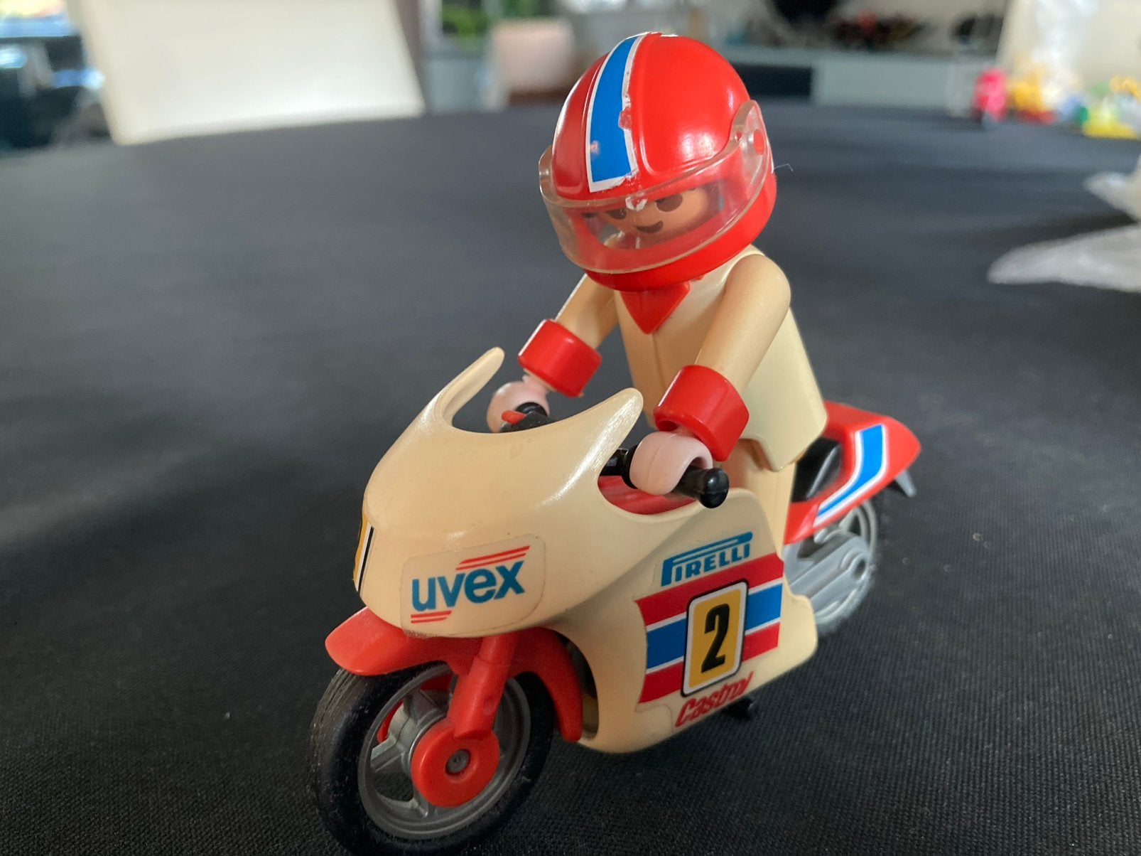 Playmobil vintage stoere race motor., Kinderen en Baby's, Speelgoed | Playmobil, Ophalen of Verzenden, Gebruikt, Complete set