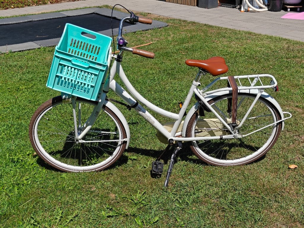 Cortina U4 Transportfiets 26 inch | Wit | 3 versnellingen, Fietsen en Brommers, Fietsen | Meisjes, Terugtraprem, Gebruikt, Versnellingen