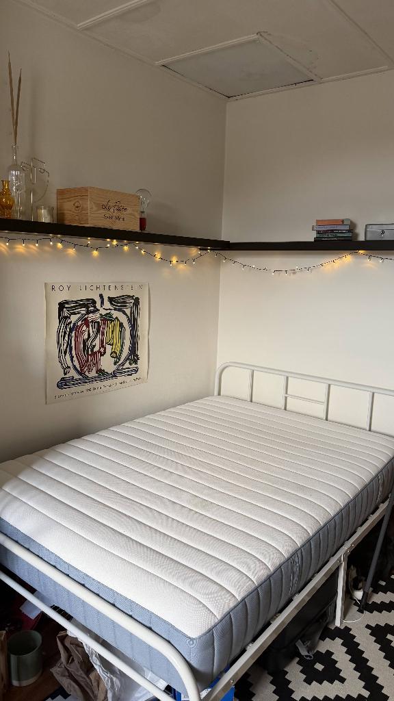 Bed mattress, Ophalen, Gebruikt, Wit, Tweepersoons