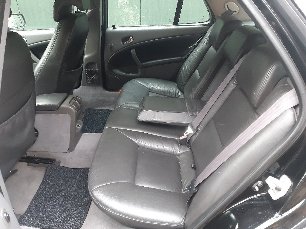 Zwart lederen achterbank Saab 9-5 Estate 1998-2001, Ophalen, Gebruikt, Saab